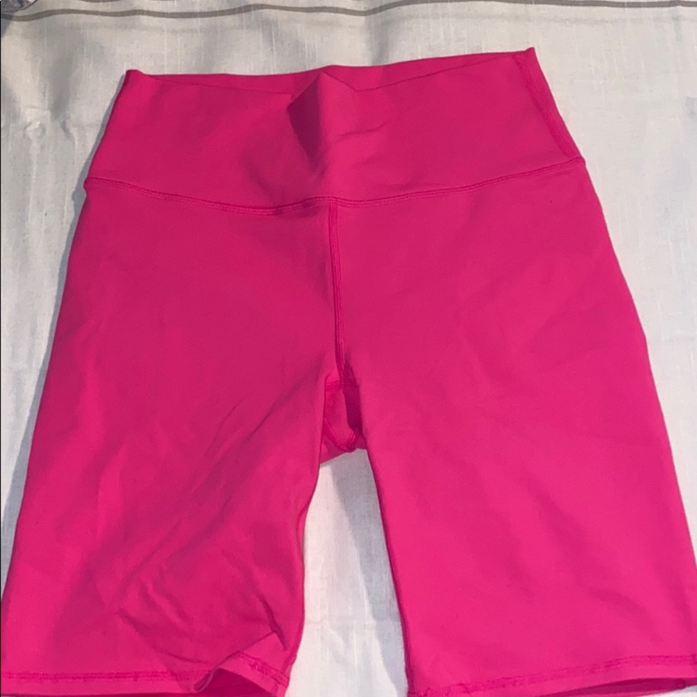 High waisted biker shorts